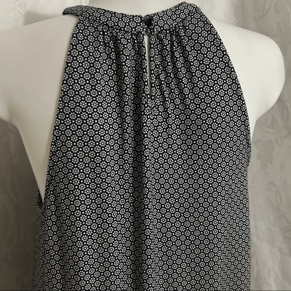 Old Navy Black and White Sleeveless Cotton Blend Maxi Dress - Picture 9 of 11